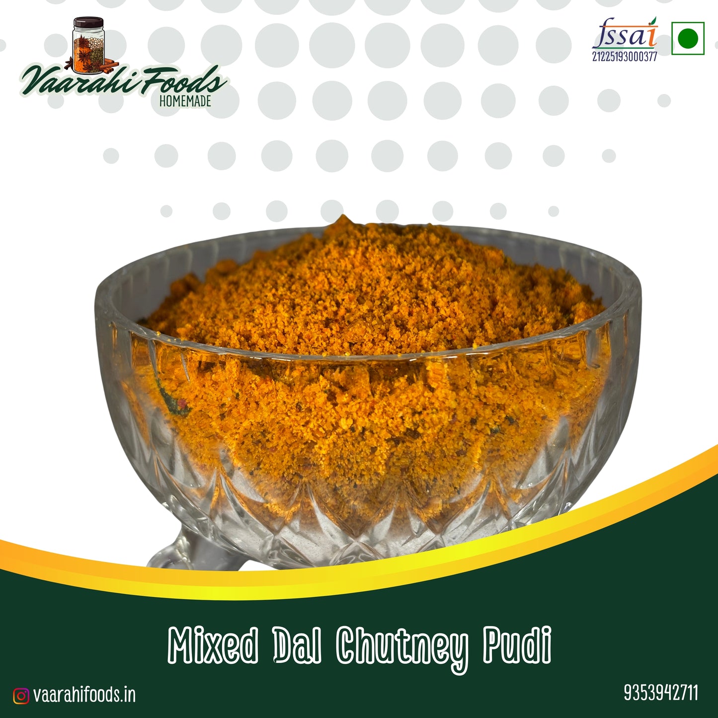 Mixed Dal Chutney Pudi