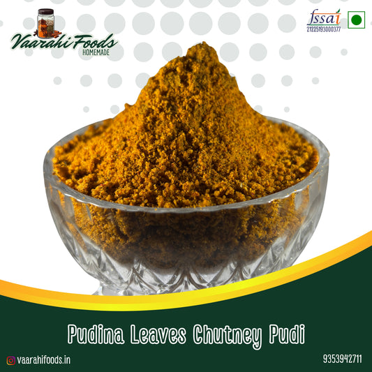 Pudina Leaves Chutney Pudi